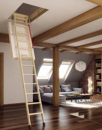 Protipožiarne podkrovné schody LWF60