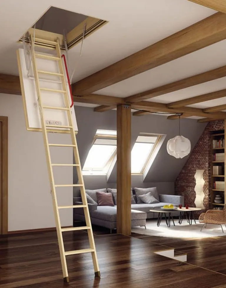 Protipožiarne podkrovné schody LWF60