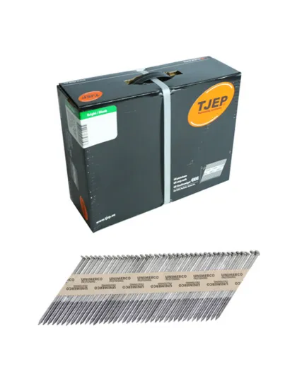 Klince v pásoch papierom spájané - Drážkované D34 2,8x75