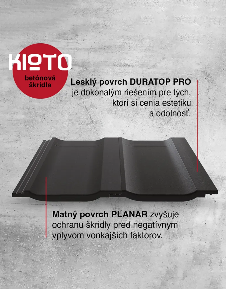 KIOTO - Betónová krytina