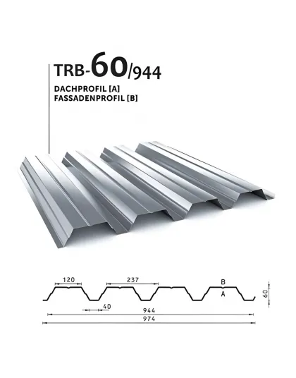 Strešný/fasádny profil TRB - 60/944
