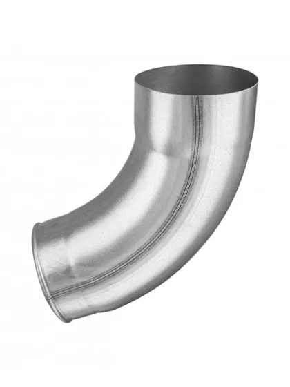 Koleno výtokové zigna žiarovo zinkované 72°