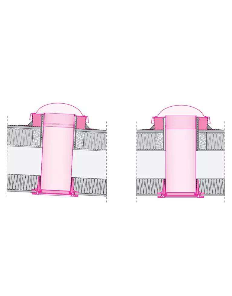 Svetlovod SRF na plochú strechu