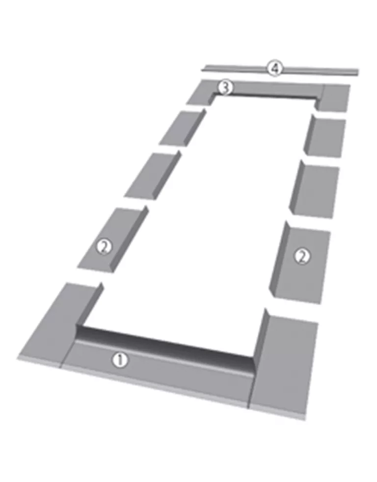 Doplnkové lemovanie pre šupinové krytiny