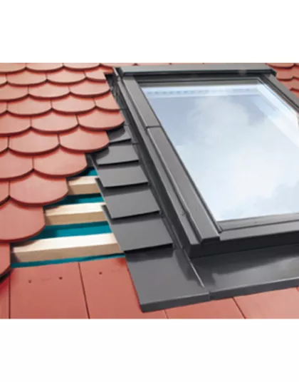 Doplnkové lemovanie pre hrubé šupinové krytiny