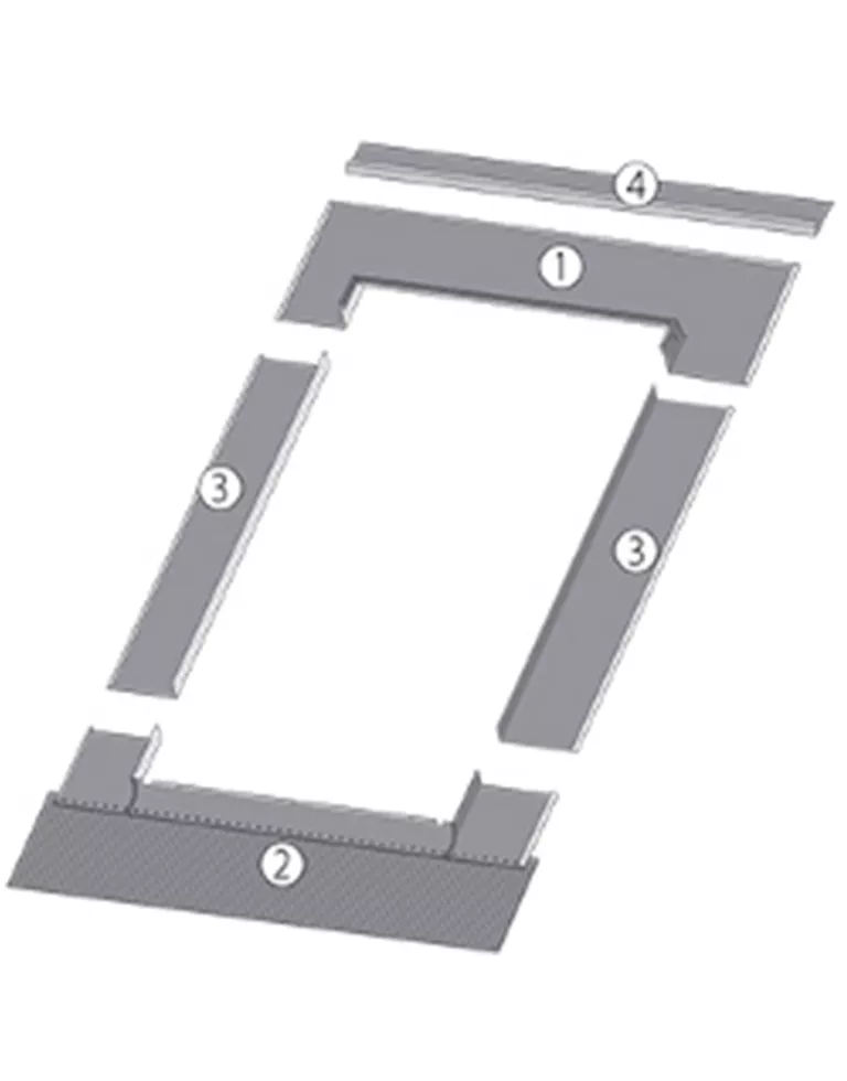 Doplnkové lemovanie pre plechové krytiny