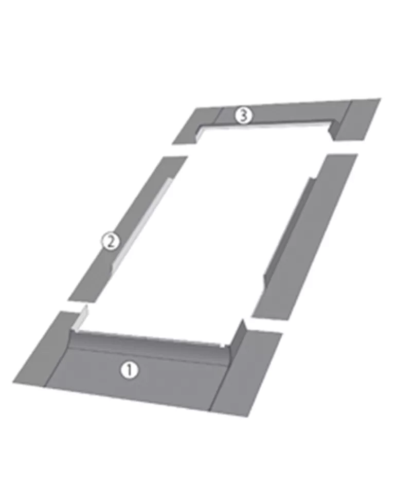 Doplnkové lemovanie pre falcovanú krytinu