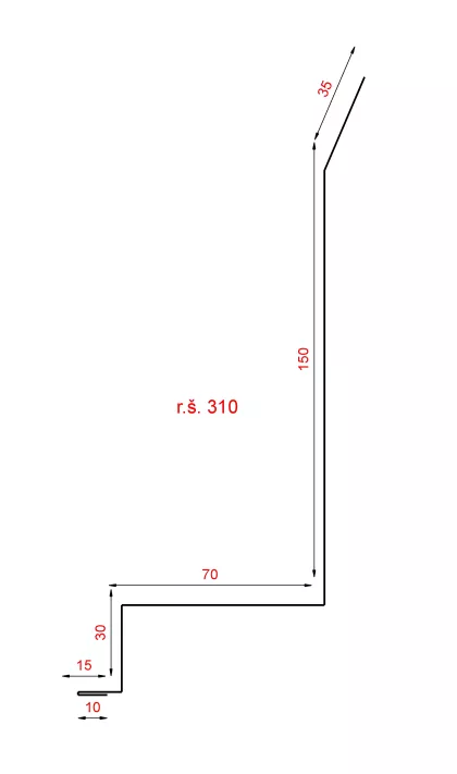 Bočné lemovanie na klik