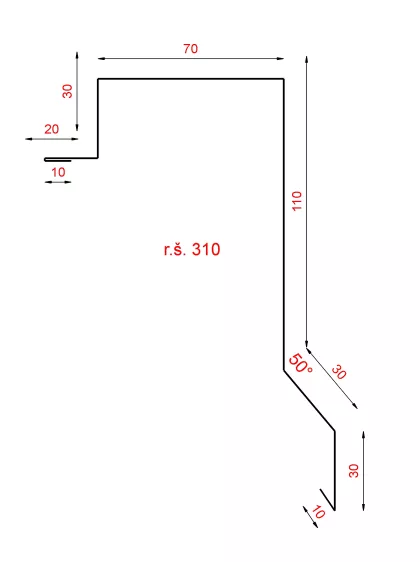 Záveterná lišta na klik panel